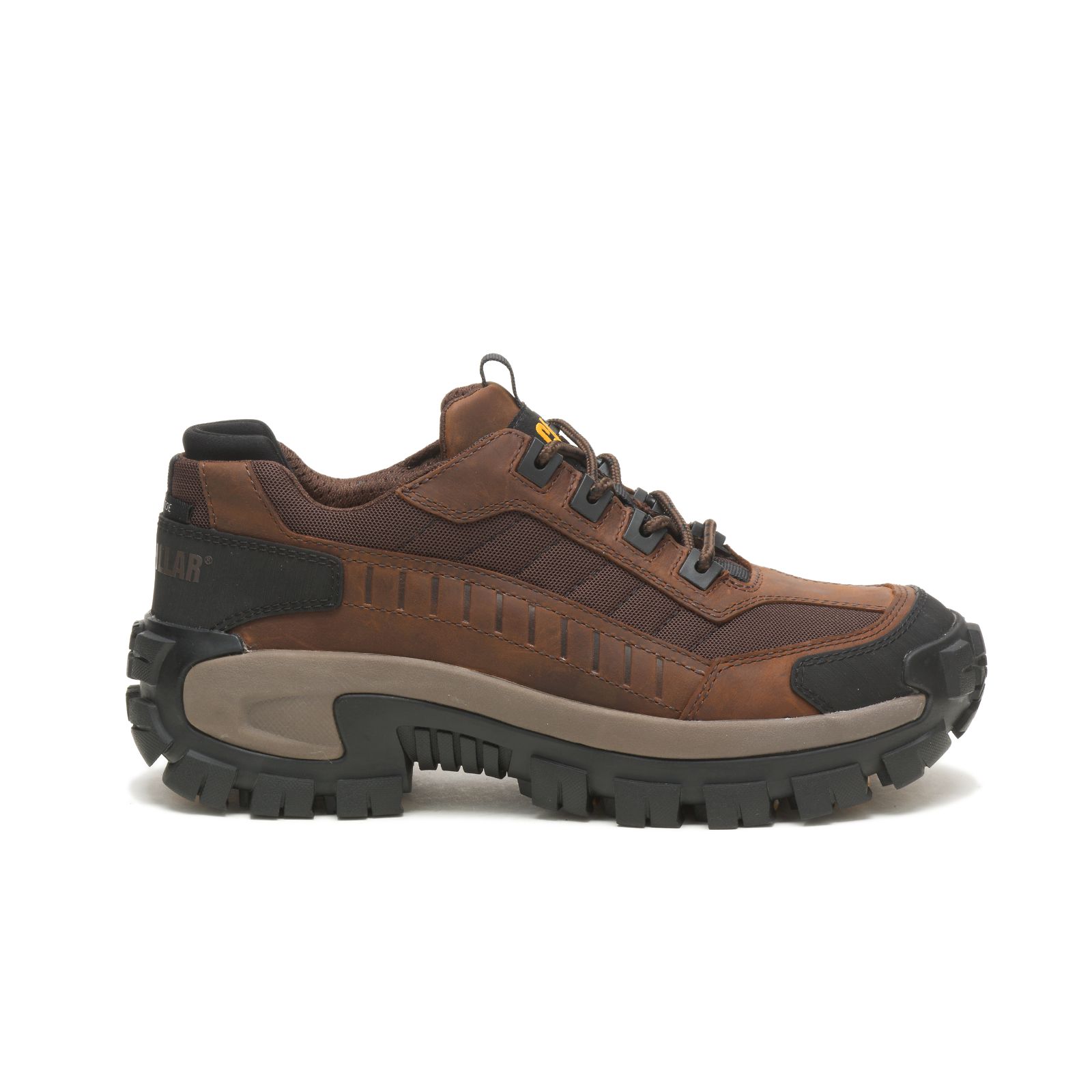 Caterpillar Steel Toe Shoes Online UAE - Caterpillar Invader Steel Toe Mens - Dark Brown QIDTWZ930